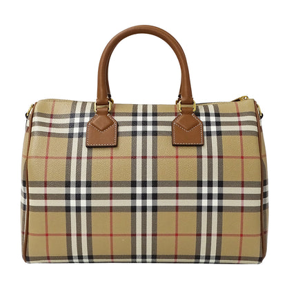 BURBERRY バーバリー 2wayバッグ ベージュ PVC レディース 【中古】