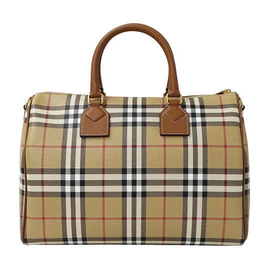 BURBERRY バーバリー 2wayバッグ ベージュ PVC レディース 【中古】