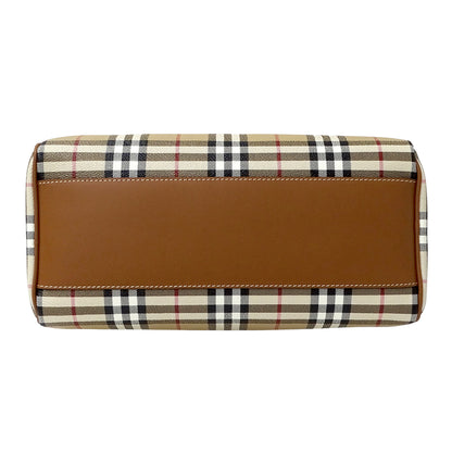 BURBERRY バーバリー 2wayバッグ ベージュ PVC レディース 【中古】