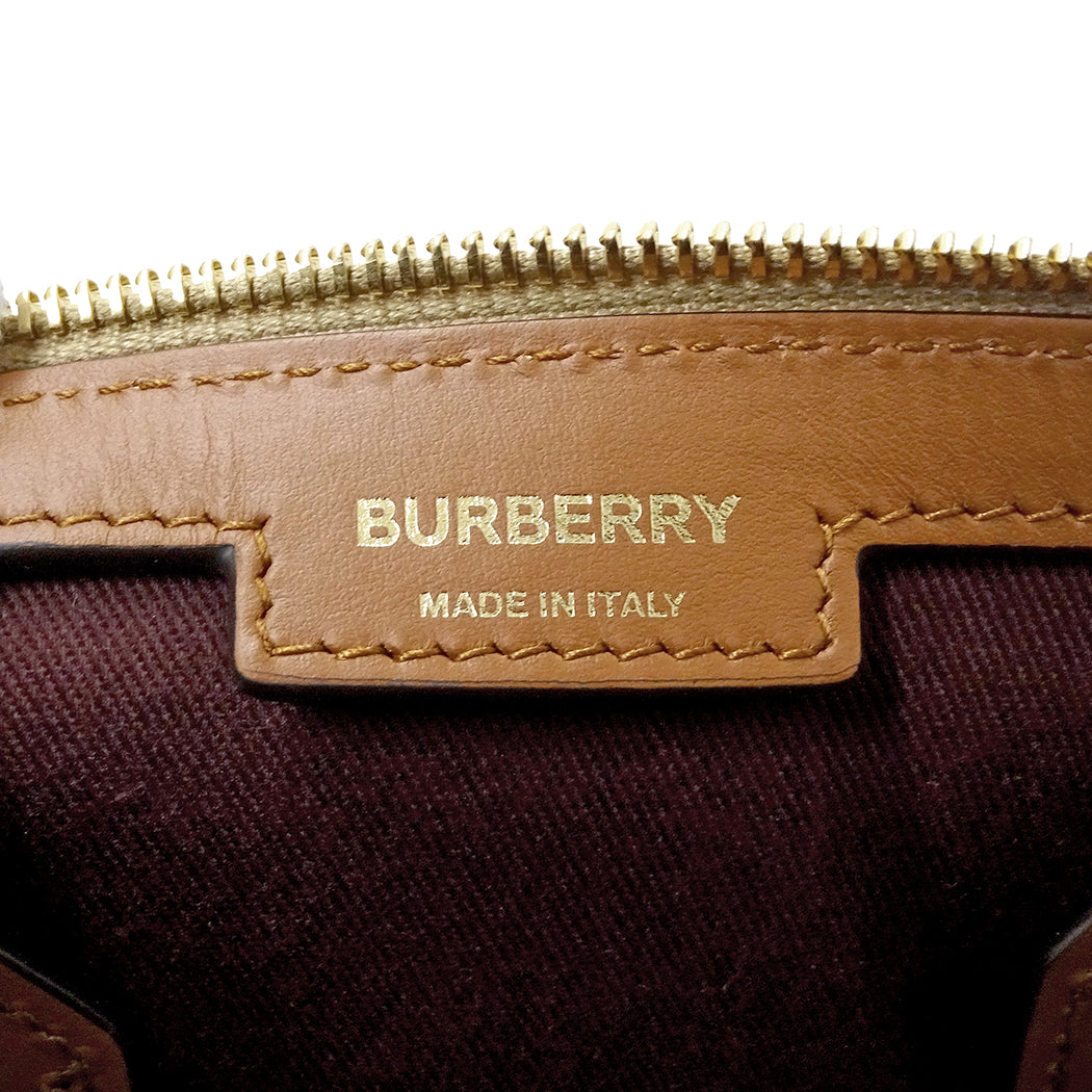 BURBERRY バーバリー 2wayバッグ ベージュ PVC レディース 【中古】