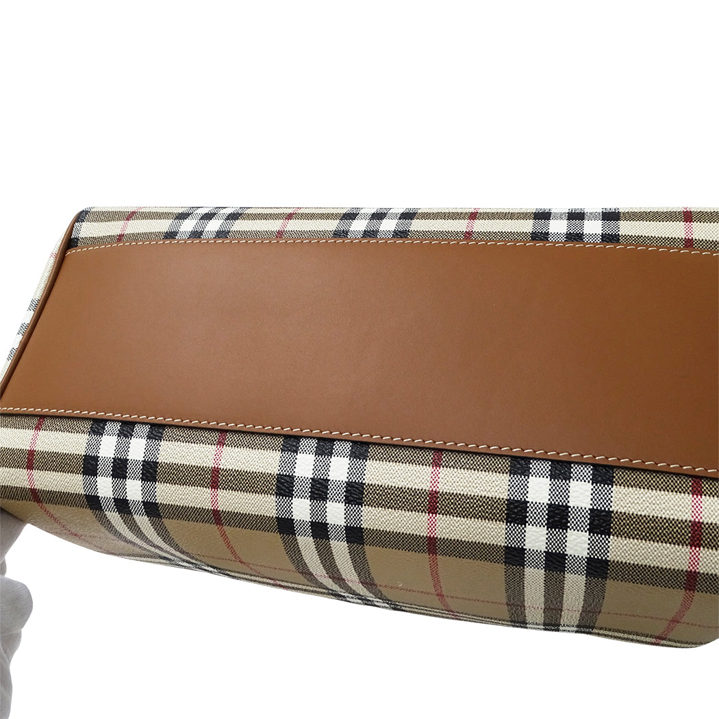 BURBERRY バーバリー 2wayバッグ ベージュ PVC レディース 【中古】