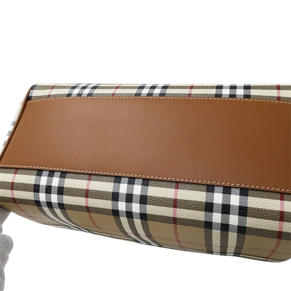 BURBERRY バーバリー 2wayバッグ ベージュ PVC レディース 【中古】