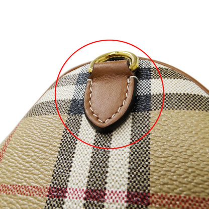 BURBERRY バーバリー 2wayバッグ ベージュ PVC レディース 【中古】