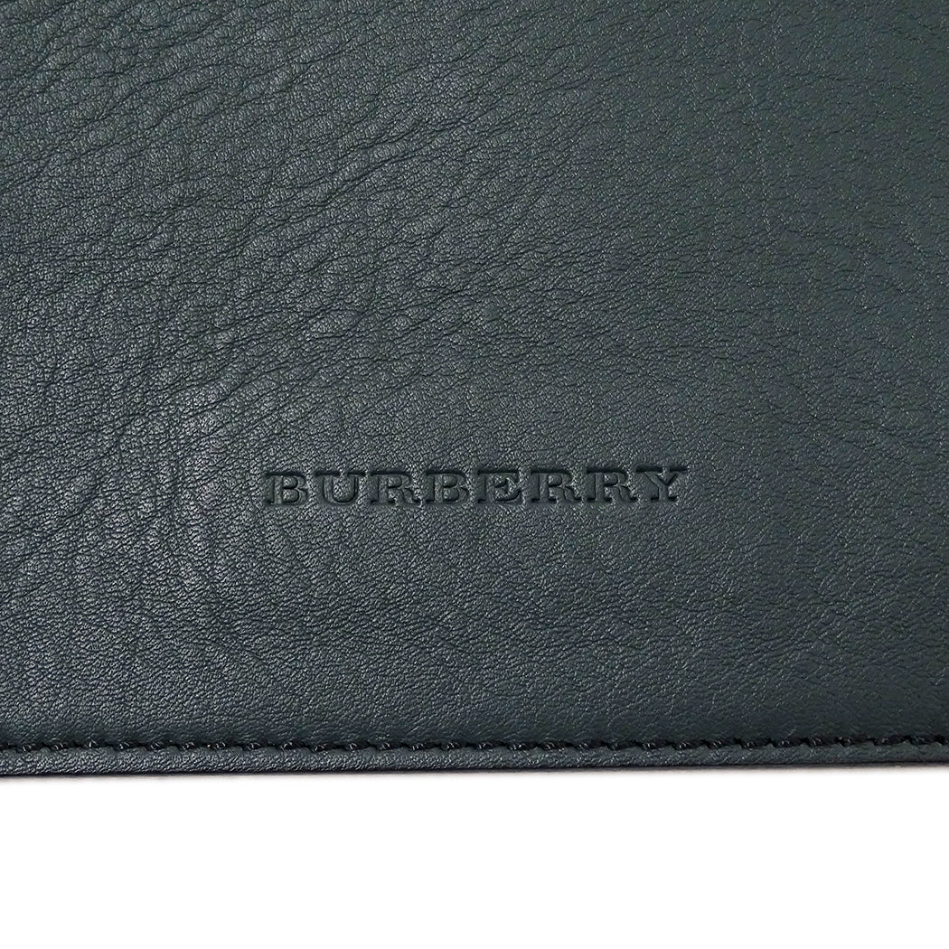 BURBERRY バーバリー グラフィティ プリント リュック グリーン レザー レディース メンズ 【中古】