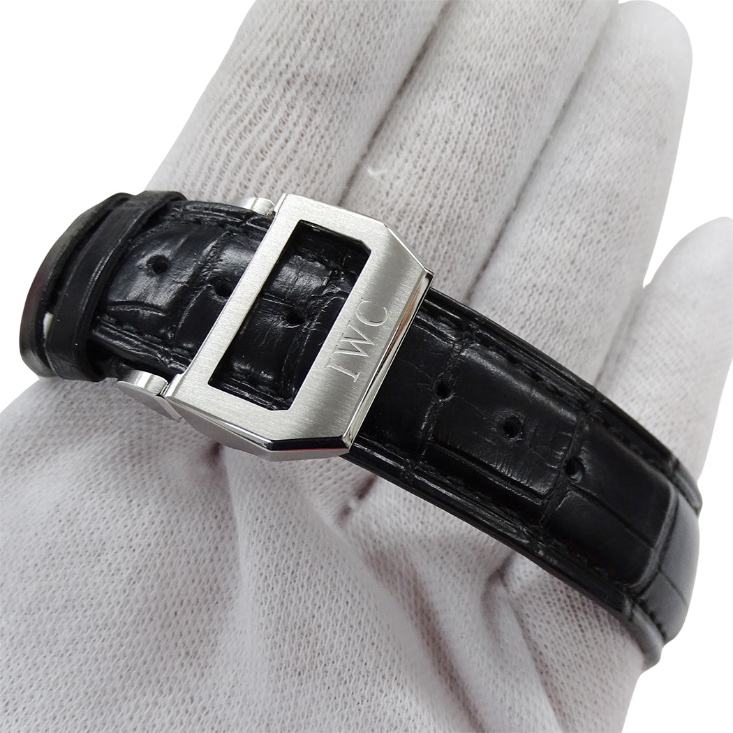 インターナショナルウォッチカンパニー IWC ポルトギーゼ IW500109 メンズ 腕時計 自動巻き SS レザー 磨き済み【中古】