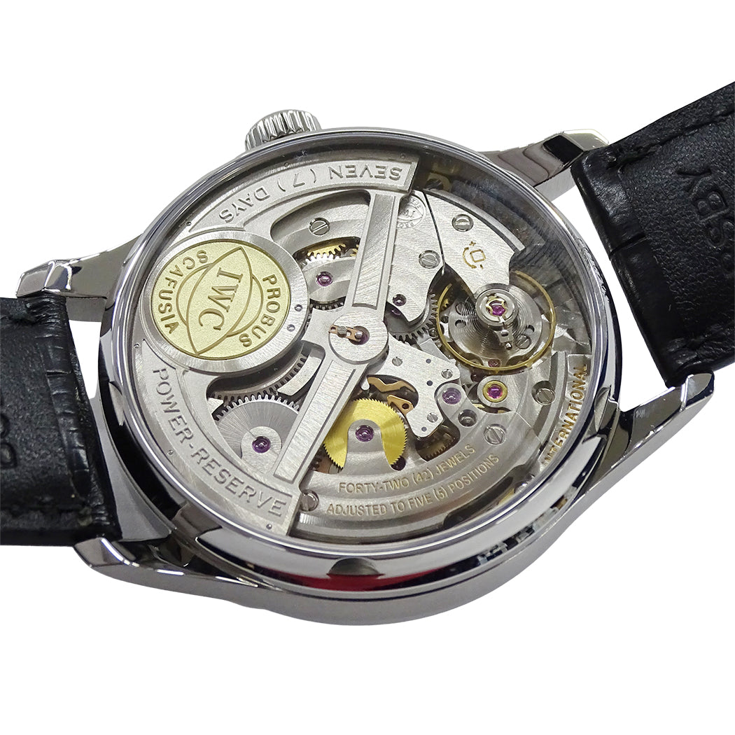 インターナショナルウォッチカンパニー IWC ポルトギーゼ IW500109 メンズ 腕時計 自動巻き SS レザー 磨き済み【中古】