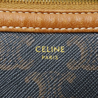 CELINE セリーヌ ショルダーバッグ トリオンフ ブラウン レディース 【中古】