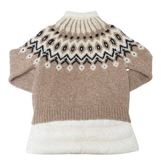 MONCLER モンクレール MAGLIONE TRICOT CARDIGAN ジャケット ベージュ アルパカ レディース 【中古】