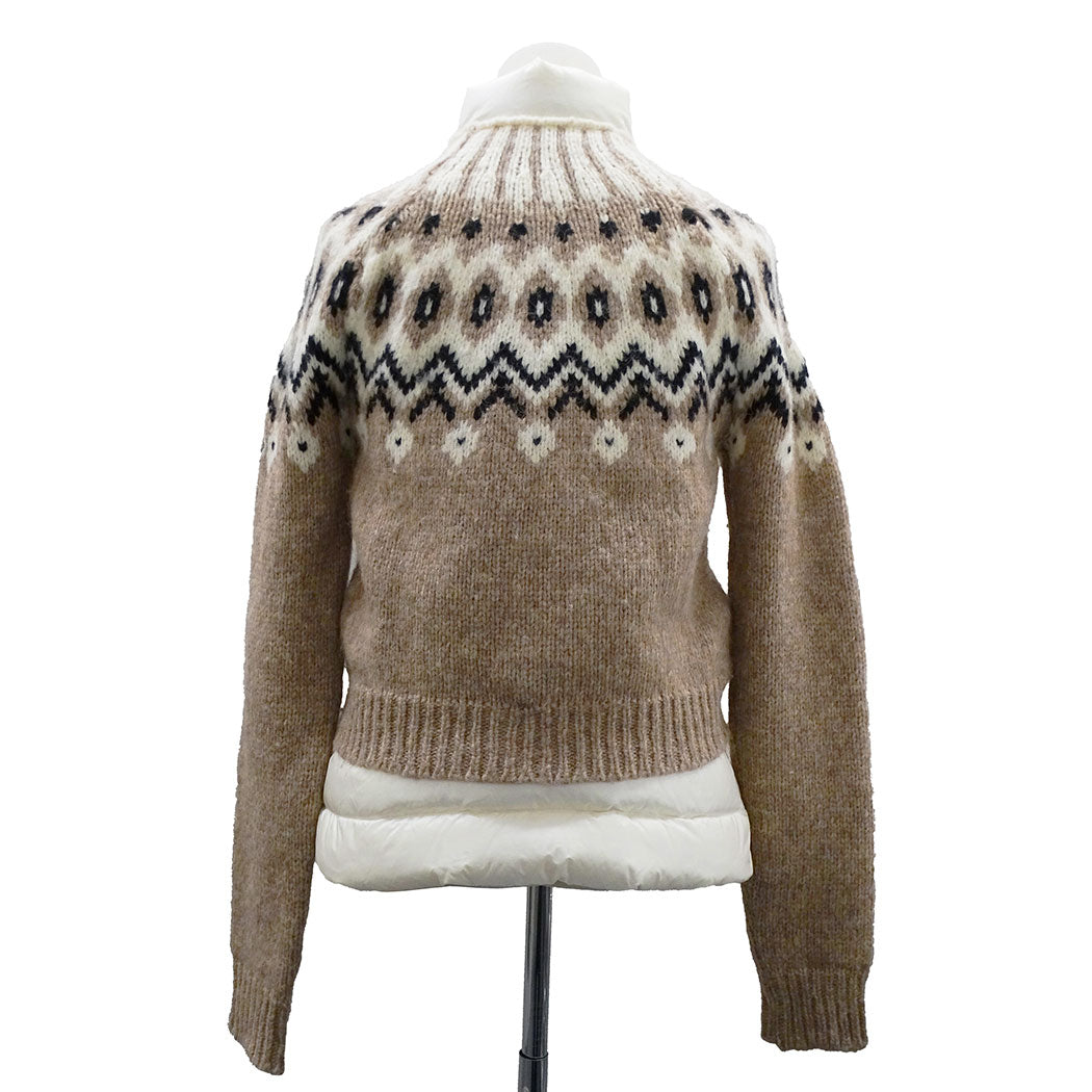 MONCLER モンクレール MAGLIONE TRICOT CARDIGAN ジャケット ベージュ アルパカ レディース 【中古】