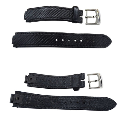 LOUIS VUITTON ルイ・ヴィトン タンブ―ル スリム Q12MG レディース 腕時計 8Pダイヤモンド クオーツ SS レザー 磨き済み【中古】