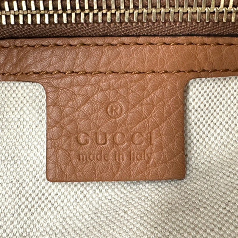 GUCCI グッチ 2wayバッグ バンブー ブラウン 323660 レザー レディース 【中古】