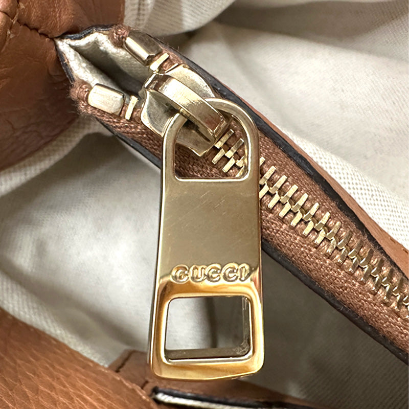 GUCCI グッチ 2wayバッグ バンブー ブラウン 323660 レザー レディース 【中古】