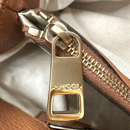GUCCI グッチ 2wayバッグ バンブー ブラウン 323660 レザー レディース 【中古】