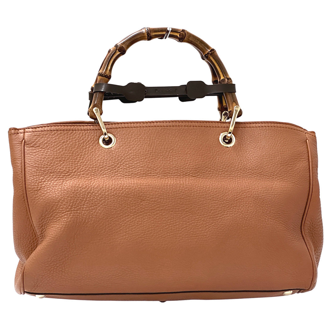 GUCCI グッチ 2wayバッグ バンブー ブラウン 323660 レザー レディース 【中古】