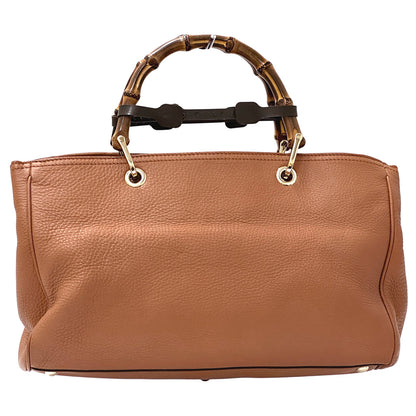 GUCCI グッチ 2wayバッグ バンブー ブラウン 323660 レザー レディース 【中古】