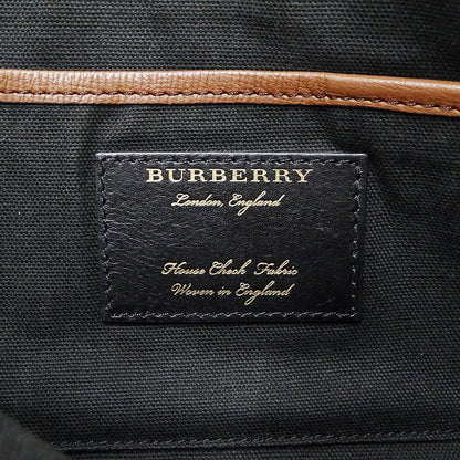 BURBERRY バーバリー ショルダーバッグ ブラウン キャンバス レディース 【中古】