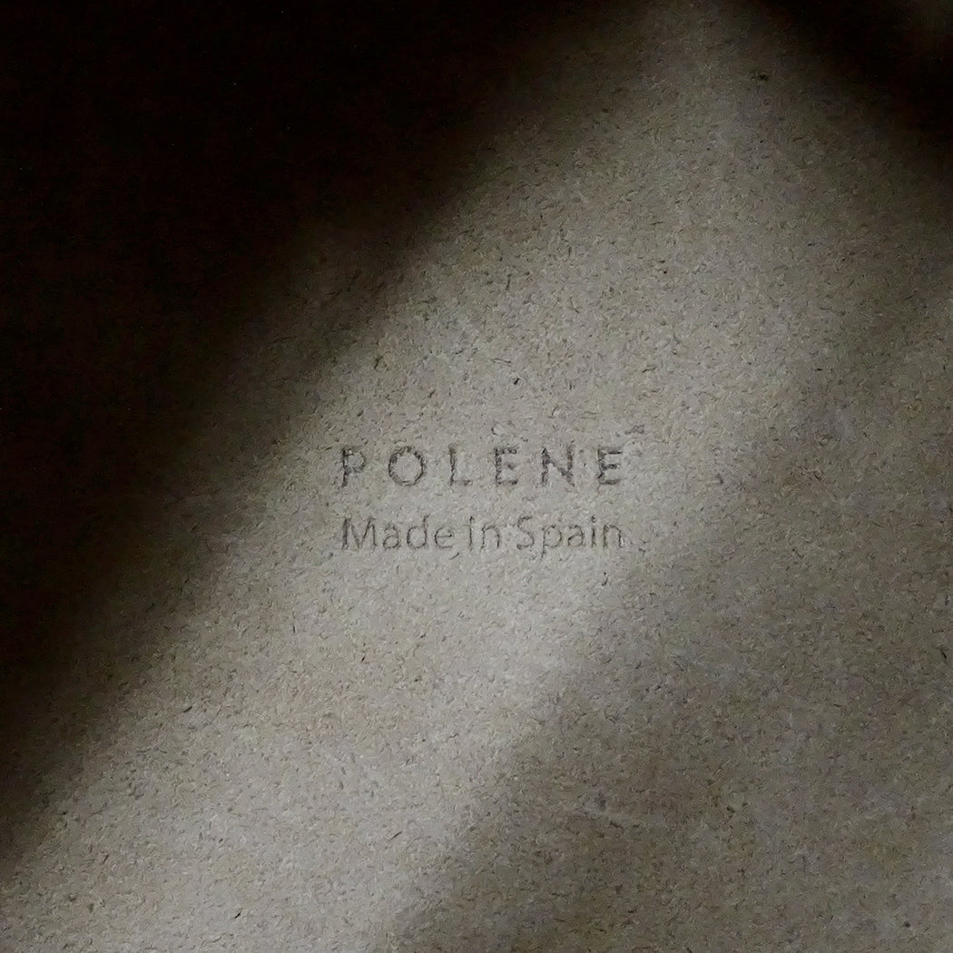 POLENE ポレーヌ ヌメロユイット 2wayバッグ ライトグレー レザー レディース 【中古】