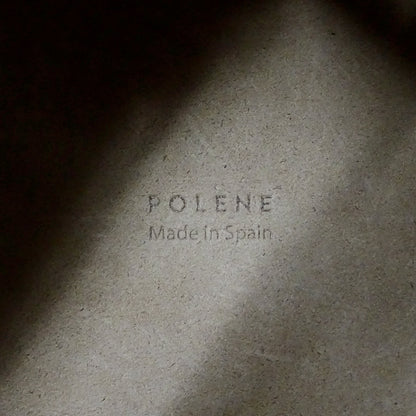 POLENE ポレーヌ ヌメロユイット 2wayバッグ ライトグレー レザー レディース 【中古】