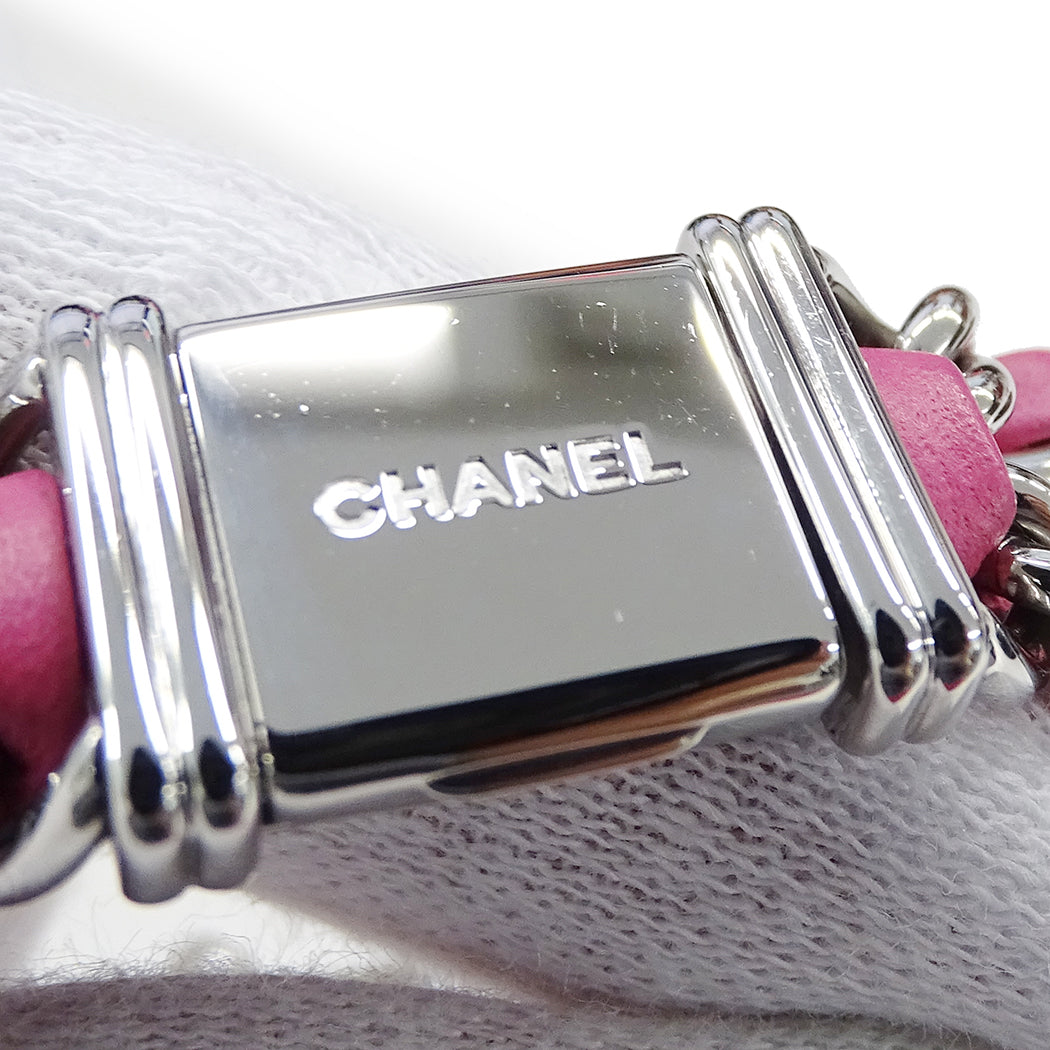 シャネル CHANEL 時計 レディース ブランド プルミエール ロック 世界1000本限定 シェル クオーツ SS レザー H6360 磨き済み 【中古】