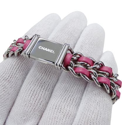シャネル CHANEL 時計 レディース ブランド プルミエール ロック 世界1000本限定 シェル クオーツ SS レザー H6360 磨き済み 【中古】