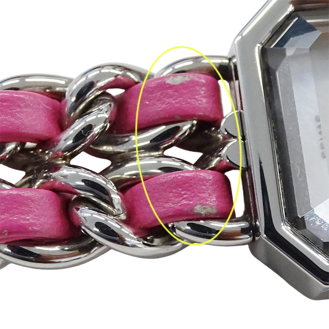 シャネル CHANEL 時計 レディース ブランド プルミエール ロック 世界1000本限定 シェル クオーツ SS レザー H6360 磨き済み 【中古】