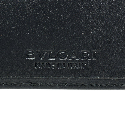 BVLGARI ブルガリ 長財布 ウィークエンド グレー ブラック PVC メンズ 【中古】